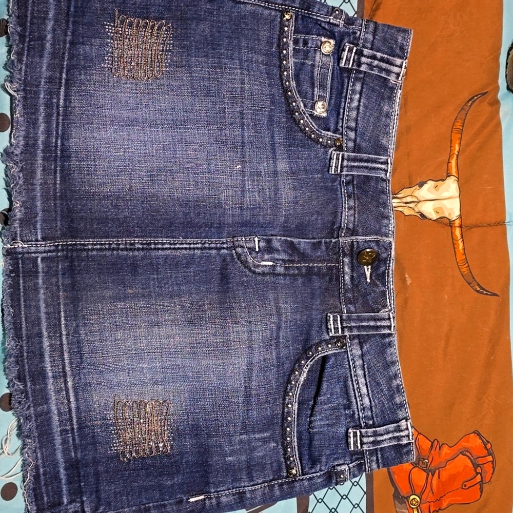 Rock and roll cowgirl mini skirt